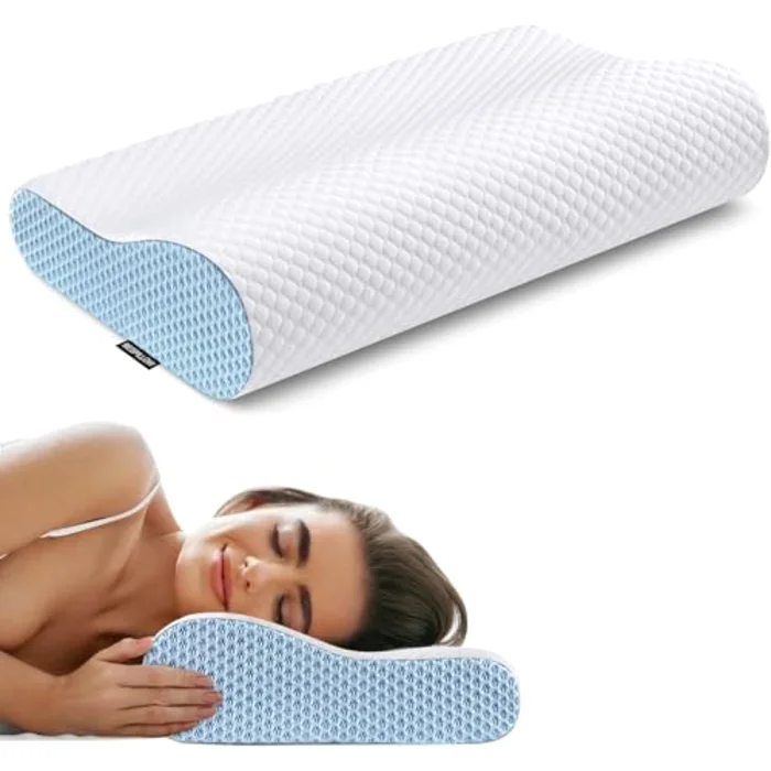 Cloud Wave Contour Pillow, view 1